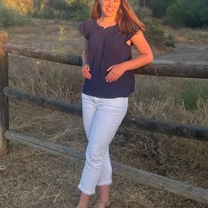 White Jeans Size 6 from Habitat